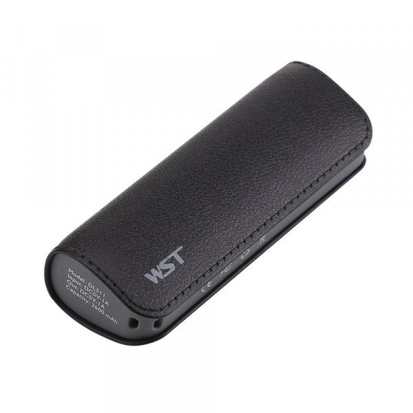 Wholesale 2600 mAh Ultra Compact Portable Charger External Battery Power Bank (Black)